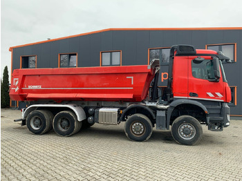 Camion benne Mercedes-Benz AROCS 4145 8x8 EURO6 Muldenkipper TOP!: photos 4