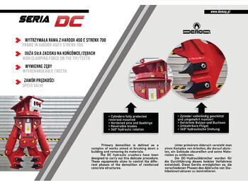 Cisaille de démolition pour Pelle neuf DEMOQ DC03  Hydraulic Demolition Crusher 275 KG: photos 3