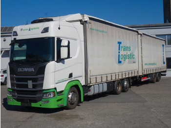 Camion à rideaux coulissants SCANIA R 450