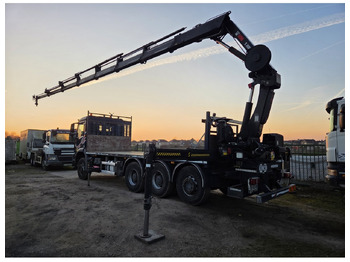 Camion plateau, Camion grue Mercedes Arocs 3240 8x4 Open Truck Crane HIAB X-HIDUO 258 E-7 7 extensions: photos 5