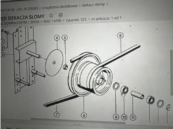 Pièces de rechange pour Moissonneuse-batteuse Claas dominator claas mega koło pasowe sieczkarni podstawa napinacz: photos 3 Pièces de rechange pour Moissonneuse-batteuse Claas dominator claas mega koło pasowe sieczkarni podstawa napinacz: photos 3