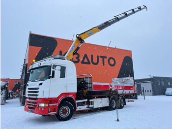 Camion plateau SCANIA R 500