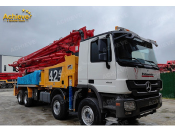 Camion pompe PUTZMEISTER Mercedes-Benz Actros 4141 concrete pumpM42-4R 170 m³【ACHIEVE】TOP CONDITION!!!: photos 5