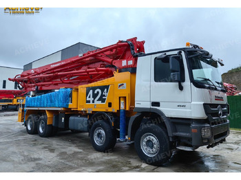 Camion pompe PUTZMEISTER Mercedes-Benz Actros 4141 concrete pumpM42-4R 170 m³【ACHIEVE】TOP CONDITION!!!: photos 4