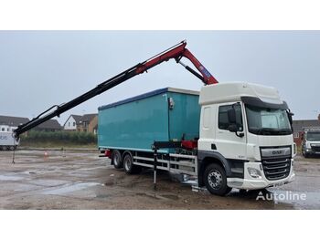 Camion fourgon, Camion grue DAF CF 320: photos 1