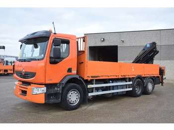 Camion grue RENAULT Premium 410