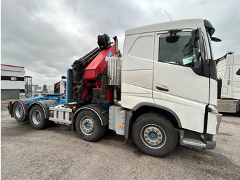 Camion porte-conteneur/ Caisse mobile, Camion grue Volvo FH 500 / HMF 6020 OK6 / 8X2: photos 4