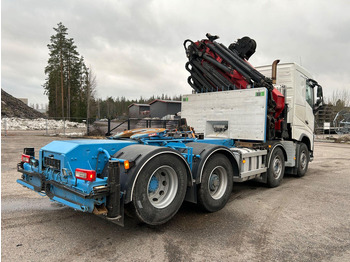 Camion porte-conteneur/ Caisse mobile, Camion grue Volvo FH 500 / HMF 6020 OK6 / 8X2: photos 5