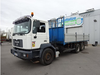 Camion plateau MAN 26.364 F2000 - 6x2 - platform: photos 1