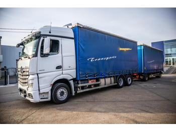 Camion à rideaux coulissants MERCEDES-BENZ Actros 2548