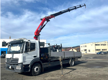 Camion plateau, Camion grue Mercedes truck ATEGO, 1527, Crane HMF 1120 - K5: photos 4 Camion plateau, Camion grue Mercedes truck ATEGO, 1527, Crane HMF 1120 - K5: photos 4