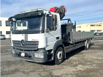 Camion plateau, Camion grue Mercedes truck ATEGO, 1527, Crane HMF 1120 - K5: photos 3 Camion plateau, Camion grue Mercedes truck ATEGO, 1527, Crane HMF 1120 - K5: photos 3
