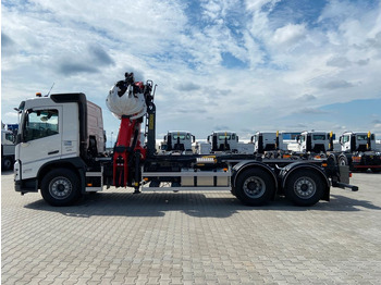 Camion ampliroll, Camion grue neuf Volvo FM 460 Abrollkipper PALFINGER - EPSILON: photos 4