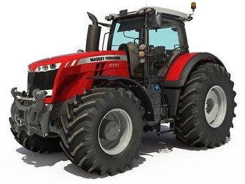 Tracteur agricole MASSEY FERGUSON 8737