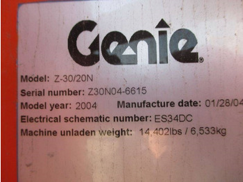 Nacelle articulée Genie Z 30/20 N: photos 5