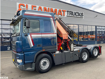 Tracteur routier DAF FTS 95 XF 480 Manual Palfinger 36 Tonmeter laadkraan + Fly-Jib: photos 2