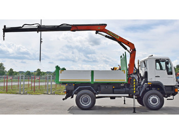 Camion benne, Camion grue MAN LE 18.280 Kipper 3,70 m + PK 9501 /4x4: photos 5 Camion benne, Camion grue MAN LE 18.280 Kipper 3,70 m + PK 9501 /4x4: photos 5