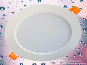 L'équipement de construction Unused 80 x 12w Round LED panel waterproof IP44 - 6500K (cold white) - 1020 lm - AC220-240V 50/60Hz - 30.000 u - SMD LED - Including LED driver - dim.156mm x 26.6mm - Installation diameter 115mm, - co: photos 2