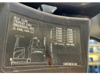 Chariot à mât rétractable LINDE R14