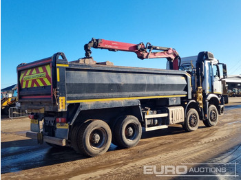 Camion benne, Camion grue 2015 Mercedes 8x4 Tipper Grab Lorry, Thompsons Body, Palfinger M125 Hydraulic Crane, Hydraulic Rotating Clamshell Bucket, Reverse Camera, A/C, Automatic Gearbox: photos 5