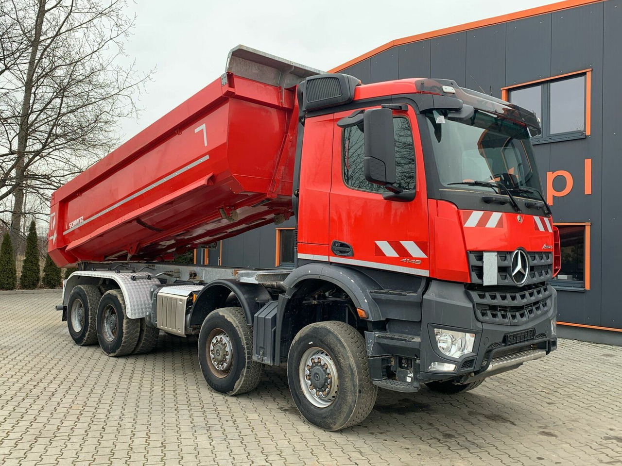 Camion benne Mercedes-Benz AROCS 4145 8x8 EURO6 Muldenkipper TOP!: photos 10