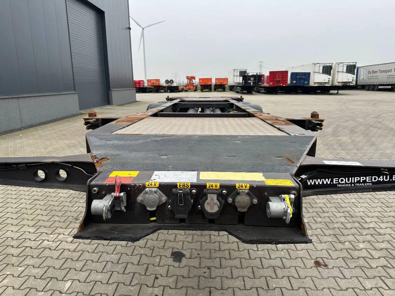 Semi-remorque porte-conteneur/ Caisse mobile Burg 20FT ADR (EX/II, EX/III, FL, AT) Chassis, Leergewicht : 3.690kg, SAF INTRADISC, 2x Liftachse, NL-Chassis, APK/ADR: 04-2025: photos 7