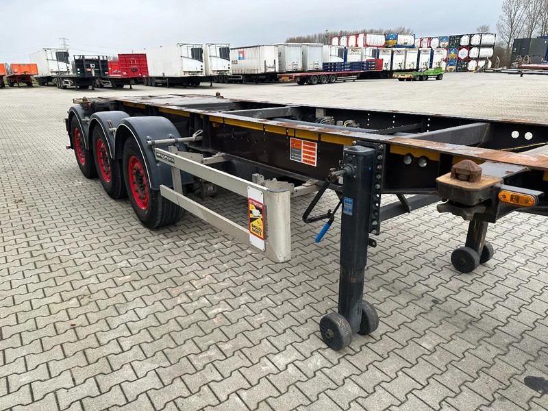 Semi-remorque porte-conteneur/ Caisse mobile Burg 20FT ADR (EX/II, EX/III, FL, AT) Chassis, Leergewicht : 3.690kg, SAF INTRADISC, 2x Liftachse, NL-Chassis, APK/ADR: 05-2025: photos 8