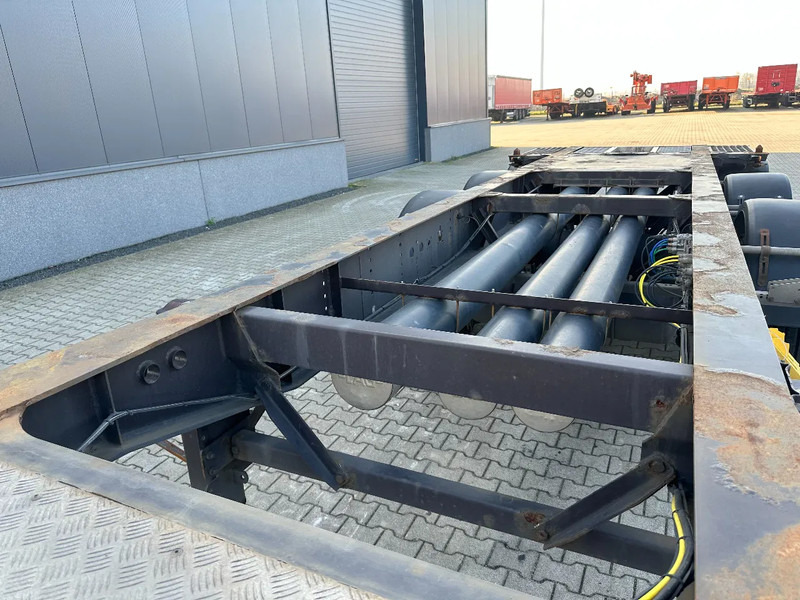 Semi-remorque porte-conteneur/ Caisse mobile Burg 20FT ADR (EX/II, EX/III, FL, AT) Chassis, empty weight: 3.690kg, SAF INTRADISC, 2x Liftaxle, NL-chassis, APK/ADR: 08-2025: photos 10