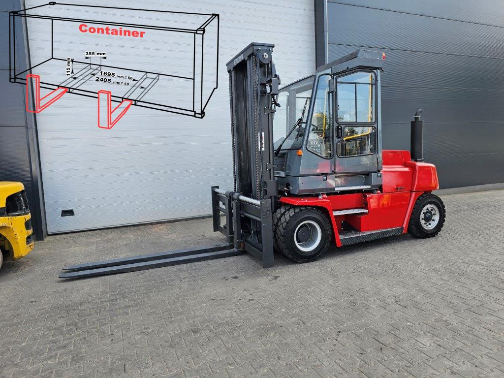 Chariot élévateur diesel Kalmar DCE80-6 - Empty Containers Handler: photos 1