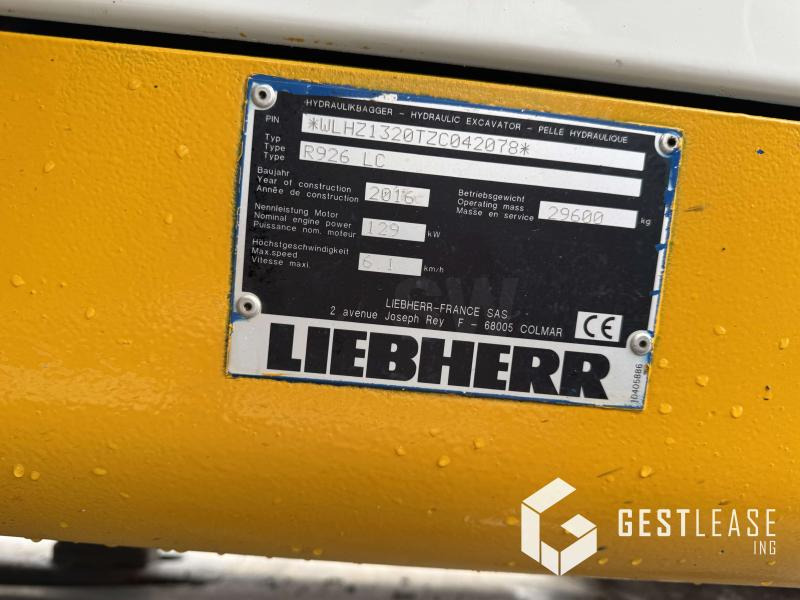 Pelle sur chenille Liebherr R926 LC: photos 7