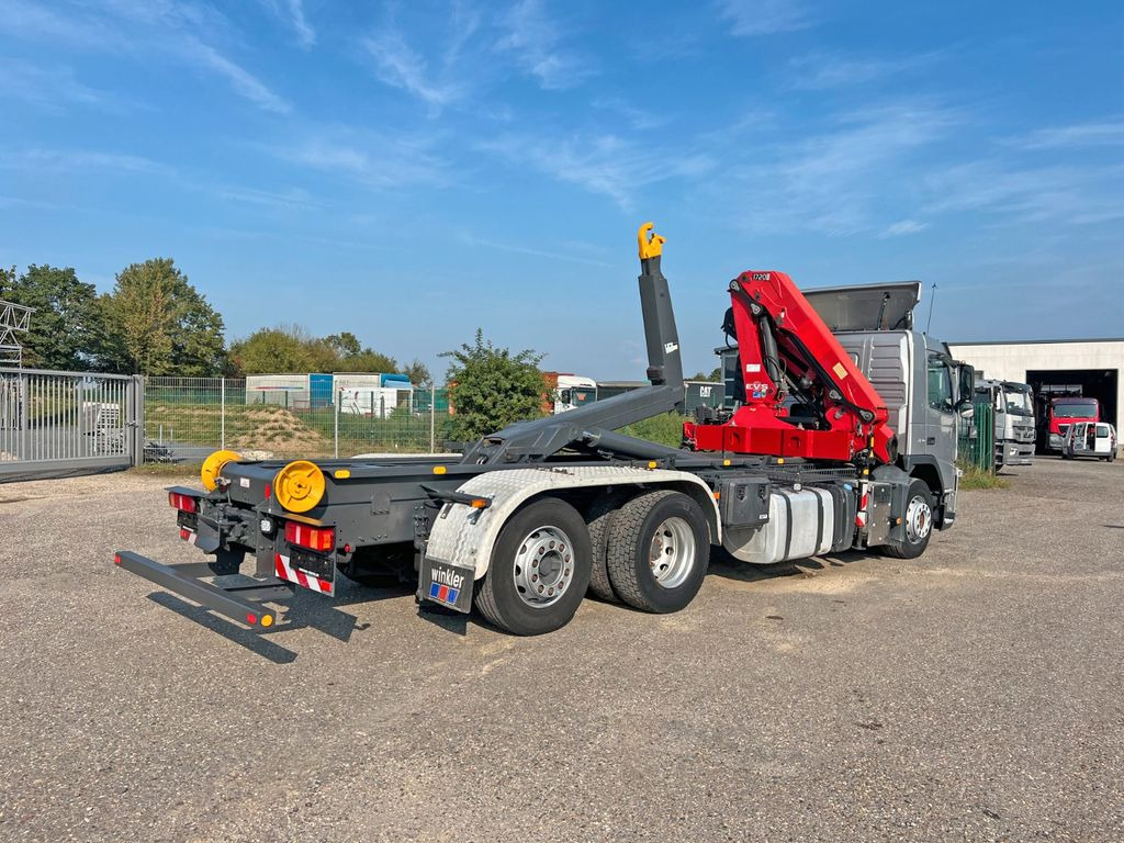 Camion grue, Camion ampliroll Volvo FM 420 6X2 Abroller mit Kran & Funk im Top Zust.: photos 17