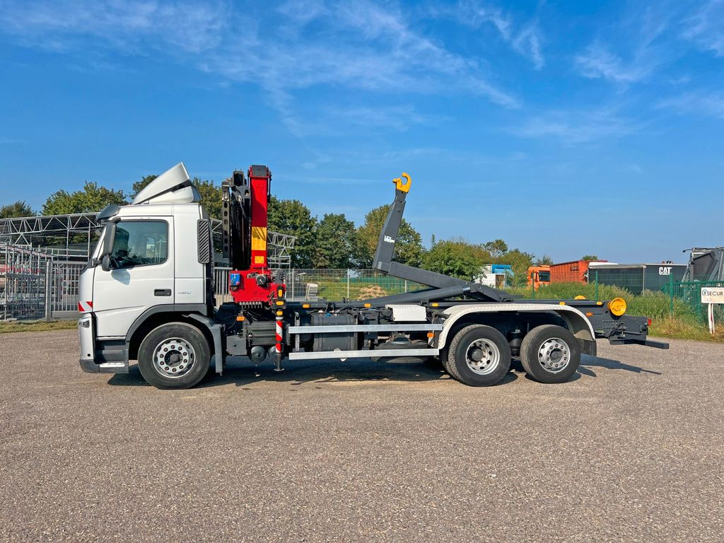 Camion grue, Camion ampliroll Volvo FM 420 6X2 Abroller mit Kran & Funk im Top Zust.: photos 10