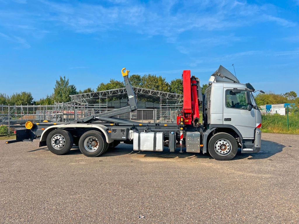 Camion grue, Camion ampliroll Volvo FM 420 6X2 Abroller mit Kran & Funk im Top Zust.: photos 18