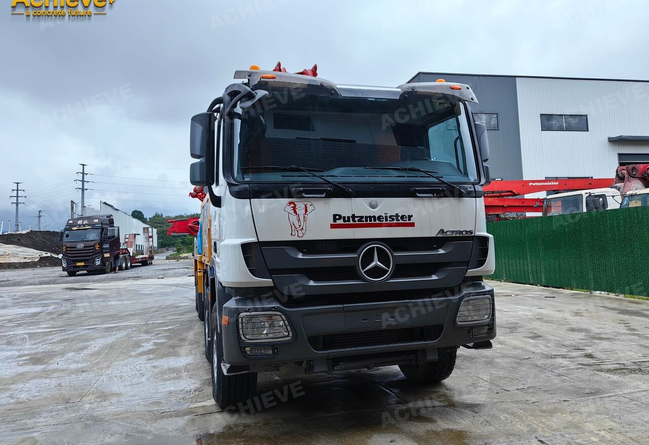 Camion pompe PUTZMEISTER Mercedes-Benz Actros 4141 concrete pumpM42-4R 170 m³【ACHIEVE】TOP CONDITION!!!: photos 14