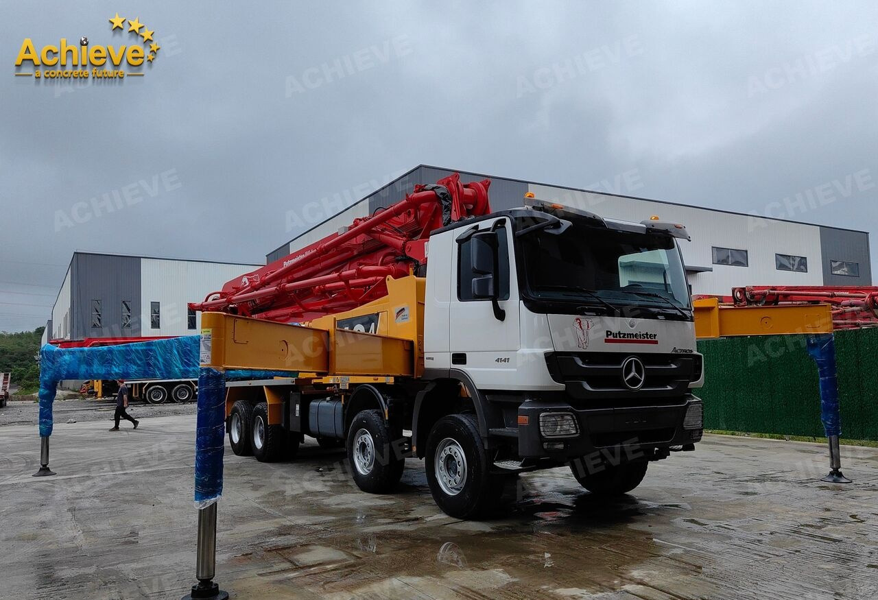 Camion pompe PUTZMEISTER Mercedes-Benz Actros 4141 concrete pumpM42-4R 170 m³【ACHIEVE】TOP CONDITION!!!: photos 15