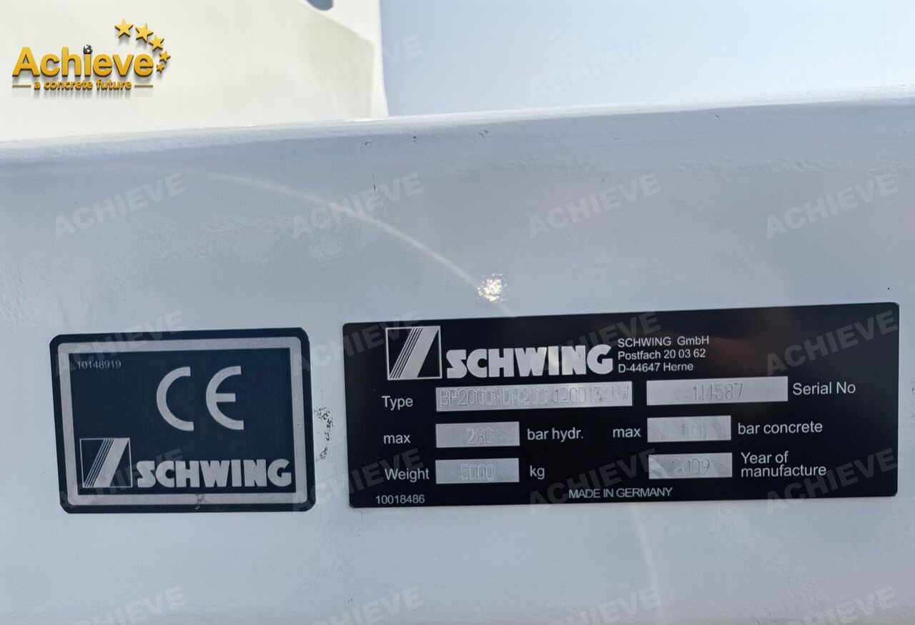 Schwing SCHWING Good Selling 2008 Stationary concrete pump【ACHIEVE】TOP CONDITION!!! — crédit-bail Schwing SCHWING Good Selling 2008 Stationary concrete pump【ACHIEVE】TOP CONDITION!!!: photos 30