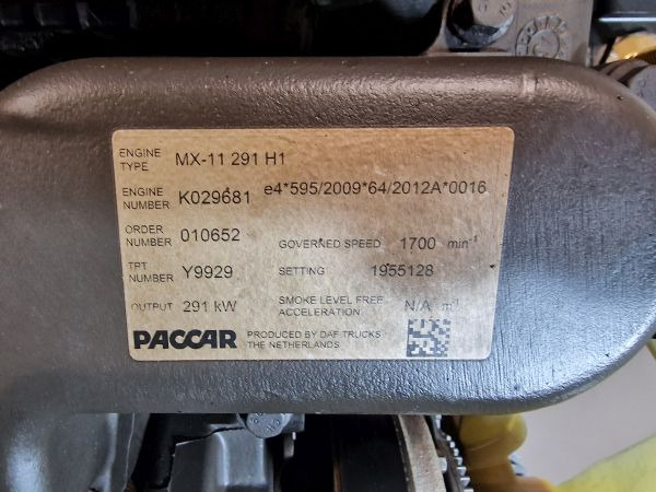 Moteur pour Camion DAF MX-11 291 H1 Truck Spec Engine (Truck): photos 11