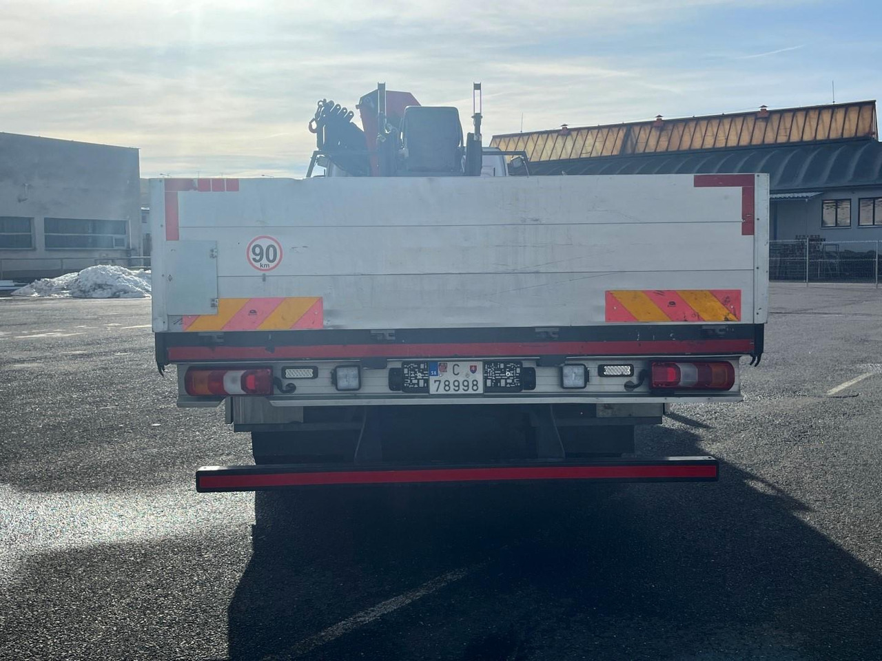 Camion plateau, Camion grue Mercedes truck ATEGO, 1527, Crane HMF 1120 - K5: photos 8 Camion plateau, Camion grue Mercedes truck ATEGO, 1527, Crane HMF 1120 - K5: photos 8