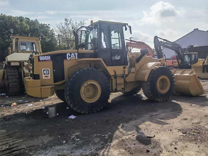 Chargeuse sur pneus Original Used CAT 966H Wheel Loader Cheap Price Caterpillar 966H Front End Loader in shanghai yard: photos 6