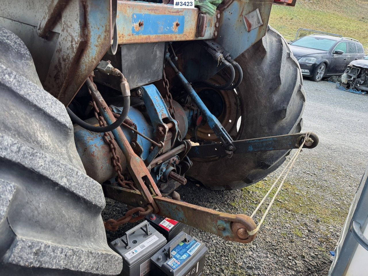 Tracteur agricole 1981 Ford 4600 w/front loader, bucket and pallet fork.: photos 14