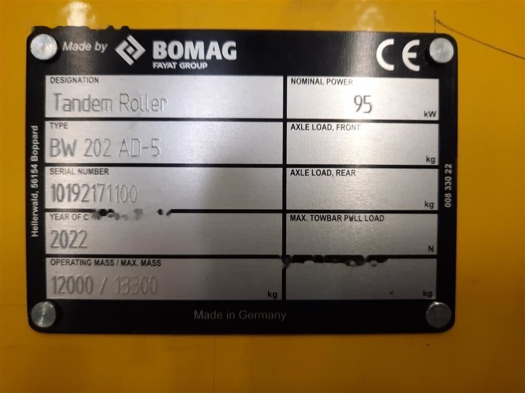 Rouleau compresseur neuf BOMAG BW 202 AD-5: photos 22