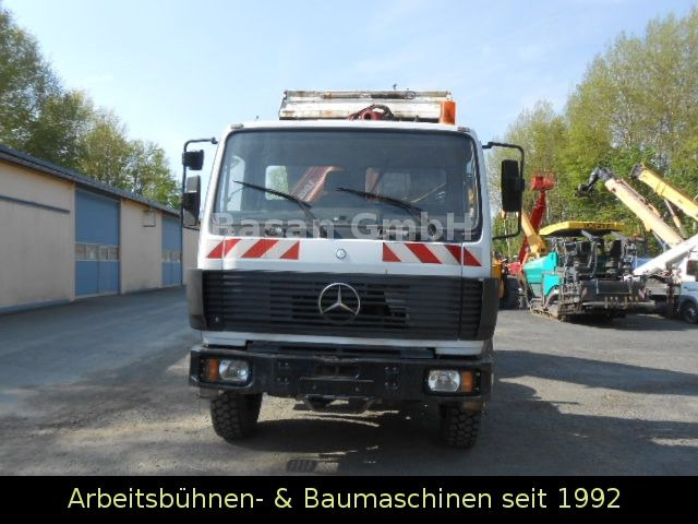 Camion benne, Camion grue Mercedes-Benz MB 1717 AK Kipper Allrad mit Kran Atlas 100.1: photos 26