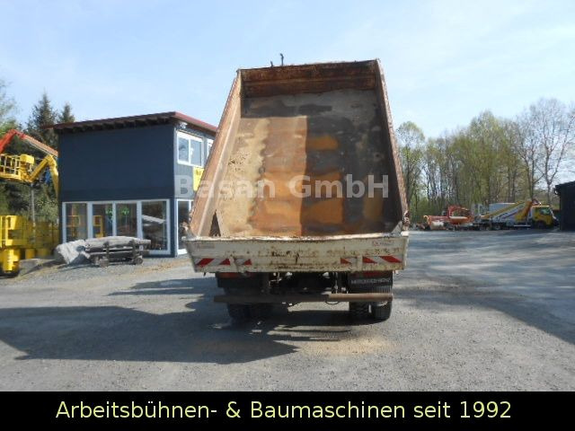 Camion benne, Camion grue Mercedes-Benz MB 1717 AK Kipper Allrad mit Kran Atlas 100.1: photos 28