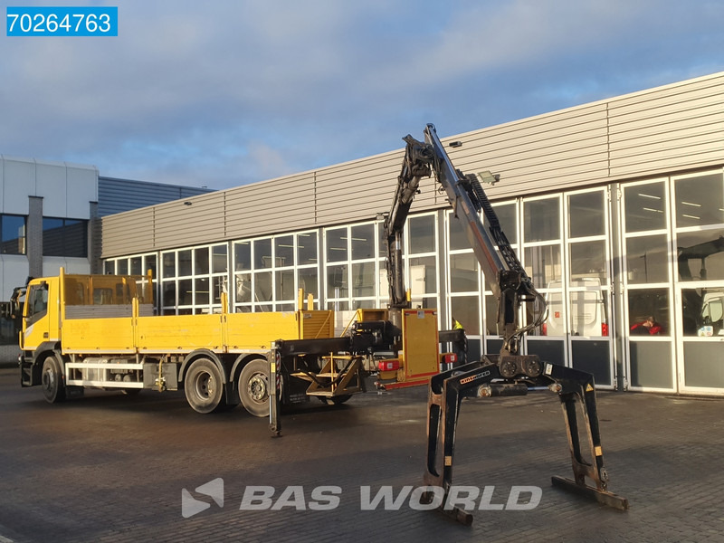 Camion plateau, Camion grue Iveco Stralis 310 6X2 RHD! Atlas 135.2VE-A11 Crane Lift-Lenkachse ACC Euro 6: photos 9