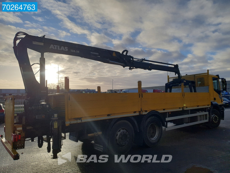 Camion plateau, Camion grue Iveco Stralis 310 6X2 RHD! Atlas 135.2VE-A11 Crane Lift-Lenkachse ACC Euro 6: photos 13