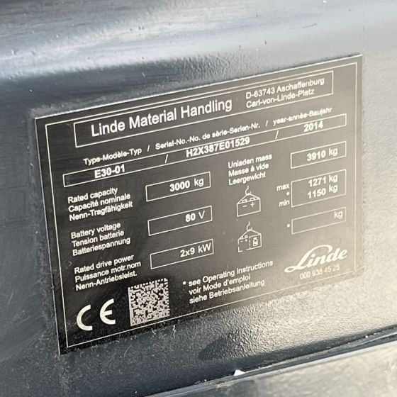 Linde E30 (387) — crédit-bail Linde E30 (387): photos 19