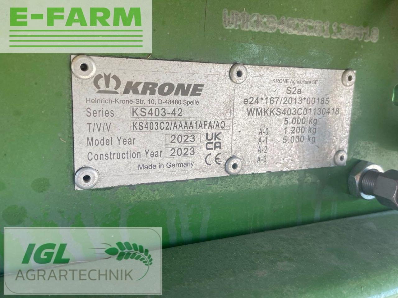 Faneuse Krone swadro tc 1370: photos 10