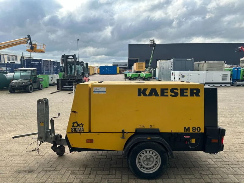 Compresseur d'air Kaeser M80 Kubota 8.1 m3 / min 7 Bar 55 kW Mobiele Silent Diesel Compressor: photos 6