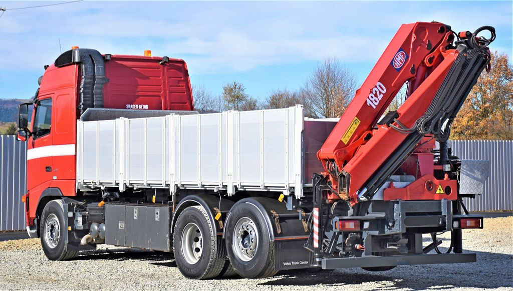 Camion grue, Camion benne Volvo FH 480 Kipper 6,20m + HMF 1823 K3 + FUNK: photos 7