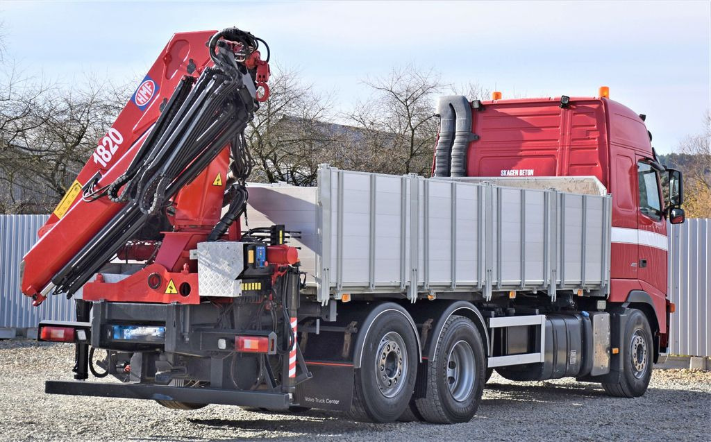 Camion grue, Camion benne Volvo FH 480 Kipper 6,20m + HMF 1823 K3 + FUNK: photos 6